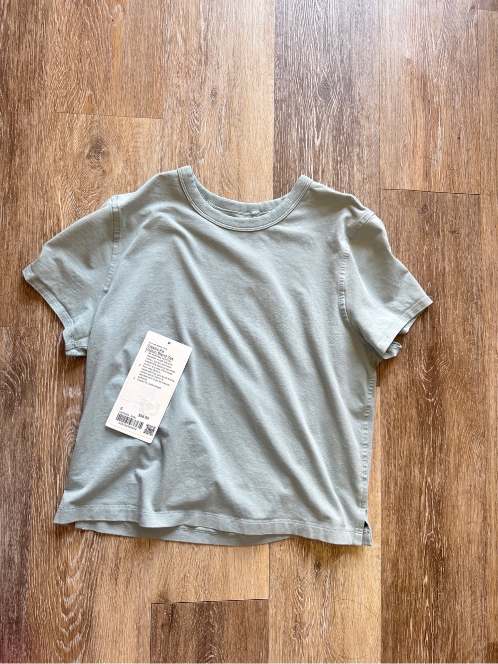 Lululemon Classic-Fit Cotton-Blend T-Shirt Size 6